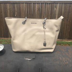 Michael Kors Mercer chain link tote -large